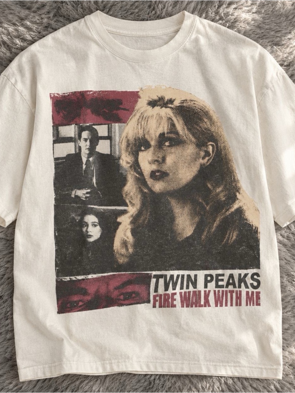 Twin Peaks 'Fire Walk With Me' Graphic Tee - White